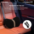 [Apply Code: 7TM12] OGAWA Mobile Shiatsu Lite Shiatsu Kneading Massage Pillow (Ashwood)*